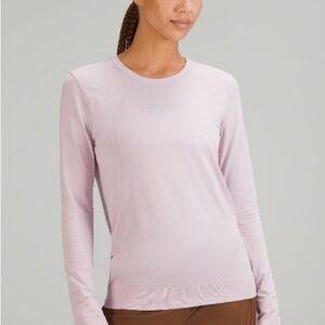 Lululemon Athletica Soft Pink Long Sleeve Tee